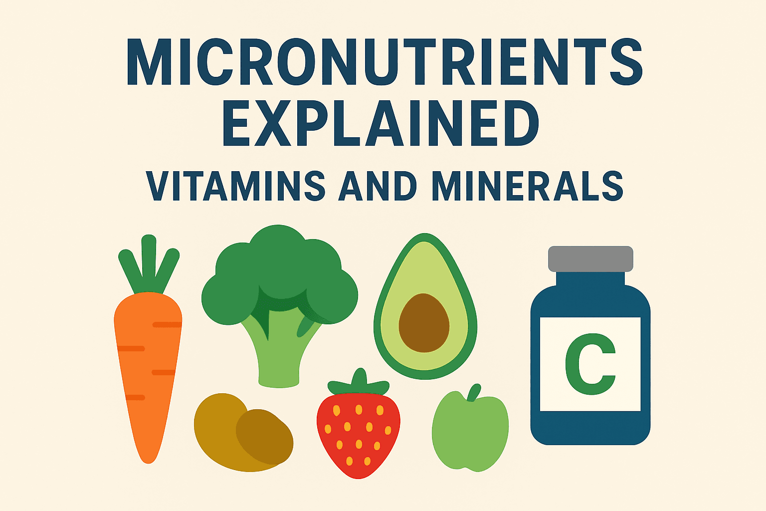 Micronutrients Explained: Vitamins and Minerals